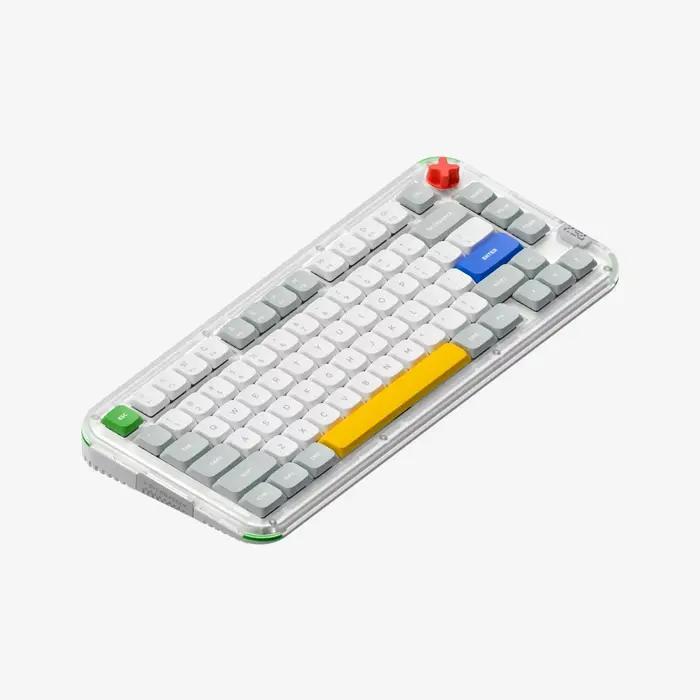 Clavier mécanique personnalisé NuPhy Kick75 à profil hybride, sans fil Bluetooth 2.4G RGB, dispositi