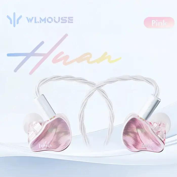 Écouteurs WLMOUSE HUAN IEM 1DD + 8BA, matrice phare avec crossover 3 voies, gravure laser et alliage