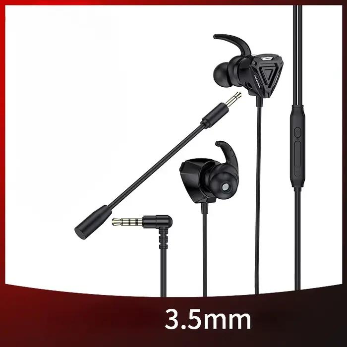 Casque de jeu filaire avec iler, casque de jeu intra-auriculaire, téléphone portable, ordinateur