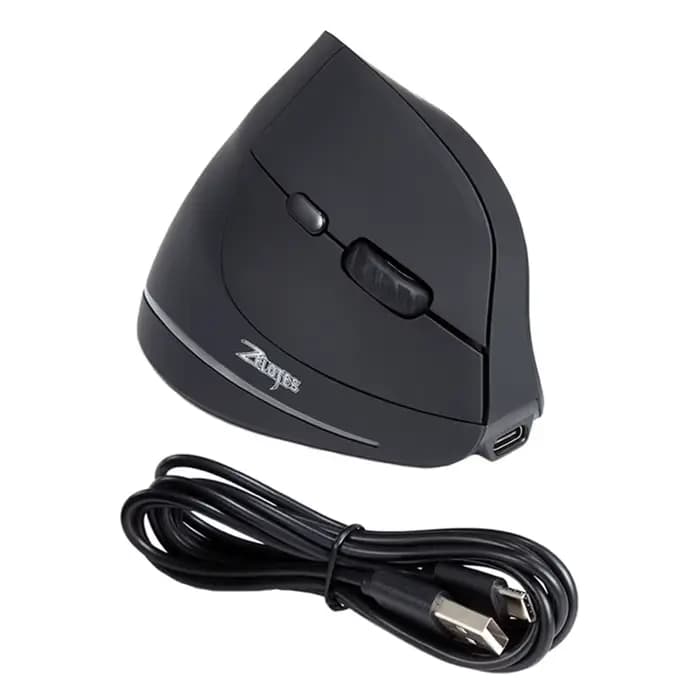 Souris verticale sans fil, conception ergonomique, Bluetooth 5.0, 2.4G, 4800DPI, réglable, 7 boutons