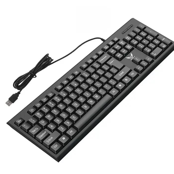 104 touches clavier filaire rvb clavier de jeu coloré clavier mécanique clavier Standard pour ordina