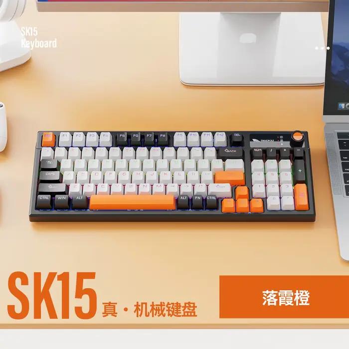 Clavier mécanique espagnol espagnol arabe russe coréen thaï du clavier de jeu thaïlandais 95 touches
