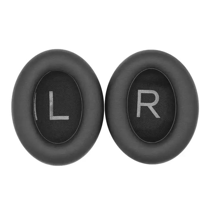1 paire de coussinets d'oreille pour écouteurs, couverture souple, coussins de remplacement en mouss