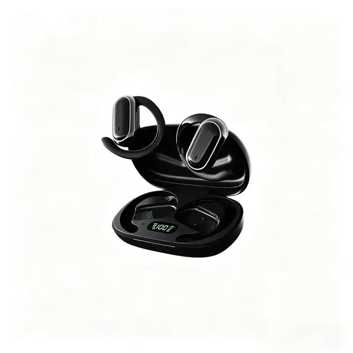 Écouteurs Confortables Sans Fil Bluetooth à Conduction Osseuse, Casque Sport Audio Haute Fidélité, A