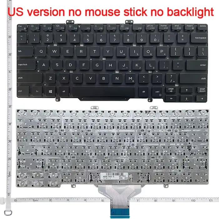 Nouveau clavier d'ordinateur portable anglais américain pour DEll Latitude 3400 5400 5401 5402 5410 