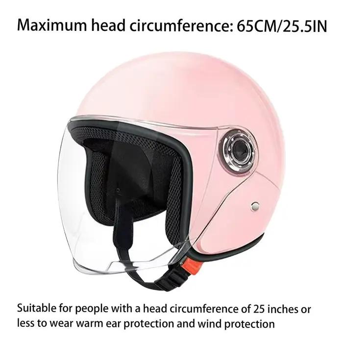 Casque de moto léger, visage ouvert, équipement de protection, couvre-chef respirant avec visière po