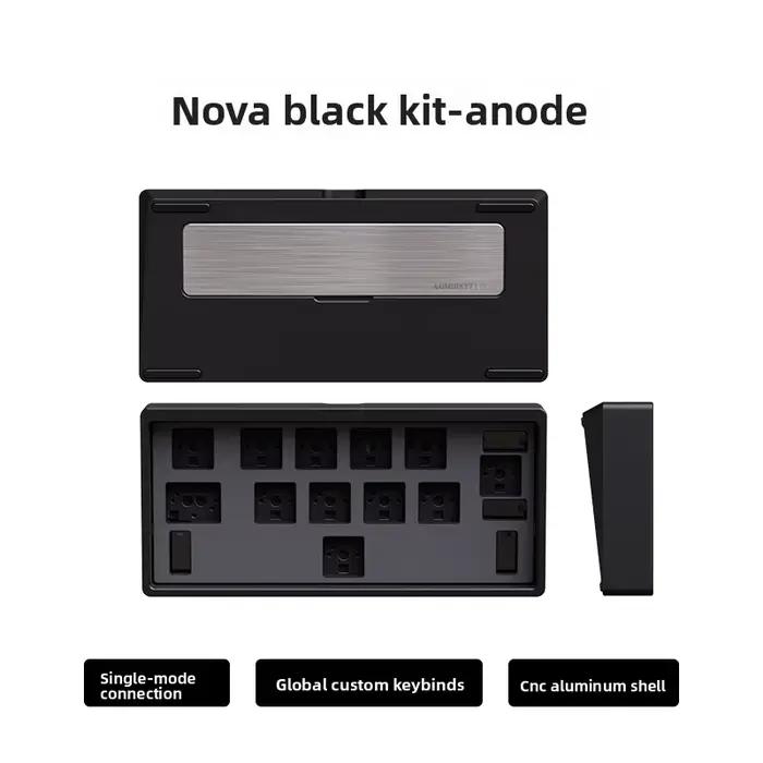 LUMINKEY NOVA Kit de clavier Ultra mécanique en alliage d'aluminium sans fil Bluetooth Tri Mode Supp