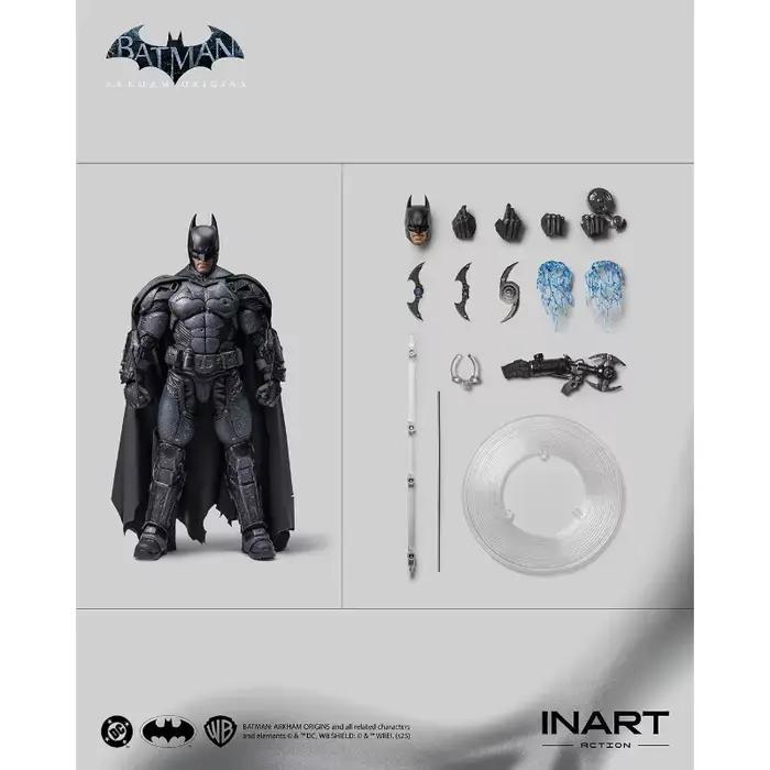 INART "Batman: Arkham Origins" Figurine d'action Batman version endommagée par la bataille 1/12