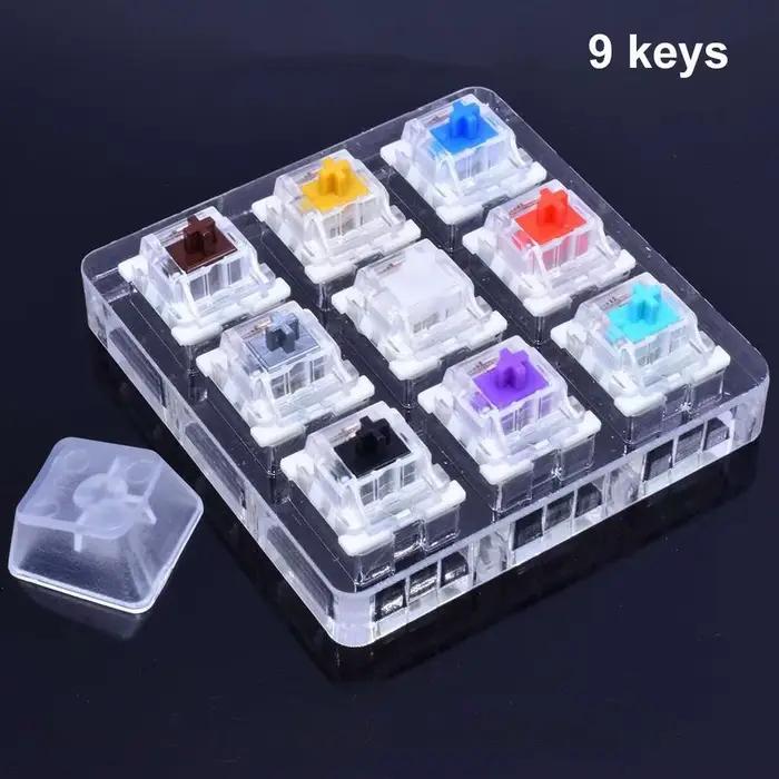Outemu – testeur de commutateurs pour clavier mécanique, commutateur de jeu, bleu, linéaire, Clicky,