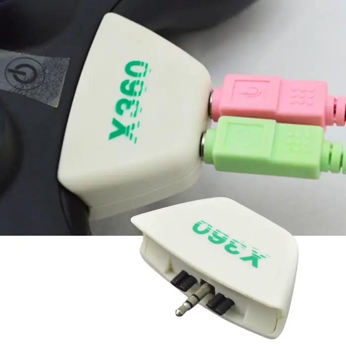 Adaptateur pour casque, prise jack 3,5 mm, microphone, écouteurs vers adaptateur pour casque de jeu 
