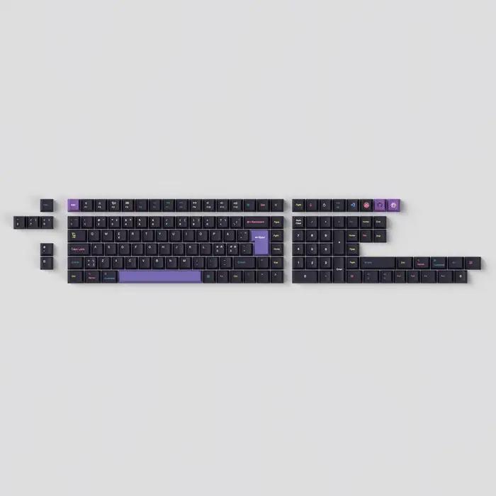 Keychron – Jeu complet de touches PBT Dye-Sub Cherry Profile pour clavier mécanique personnalisé, di
