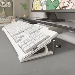 Support de clavier inclinable pour augmenter la hauteur, support de clavier de jeu pour ordinateur d