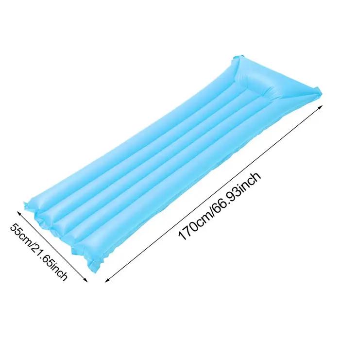 1 matelas gonflable pour piscine, chaise longue aquatique pour adulte, matelas pneumatique en PVC av
