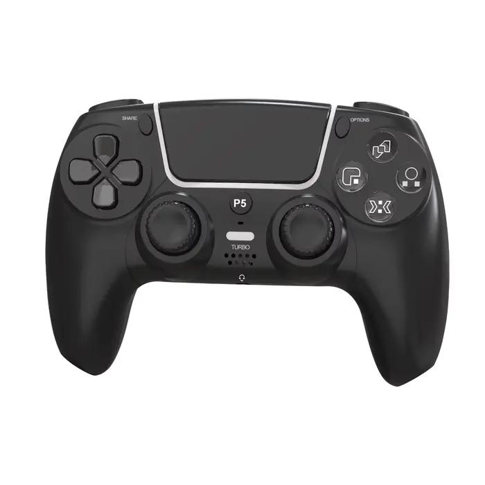GAMINJA P50A contrôleur de jeu sans fil pour PS5/PC boutons en cristal Transparent Gyroscope à Six a