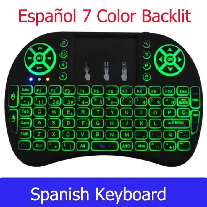 Clavier i8 2.4GHz clavier sans fil avec pavé tactile Air Mouse télécommande pour Android TV BOX T9 X