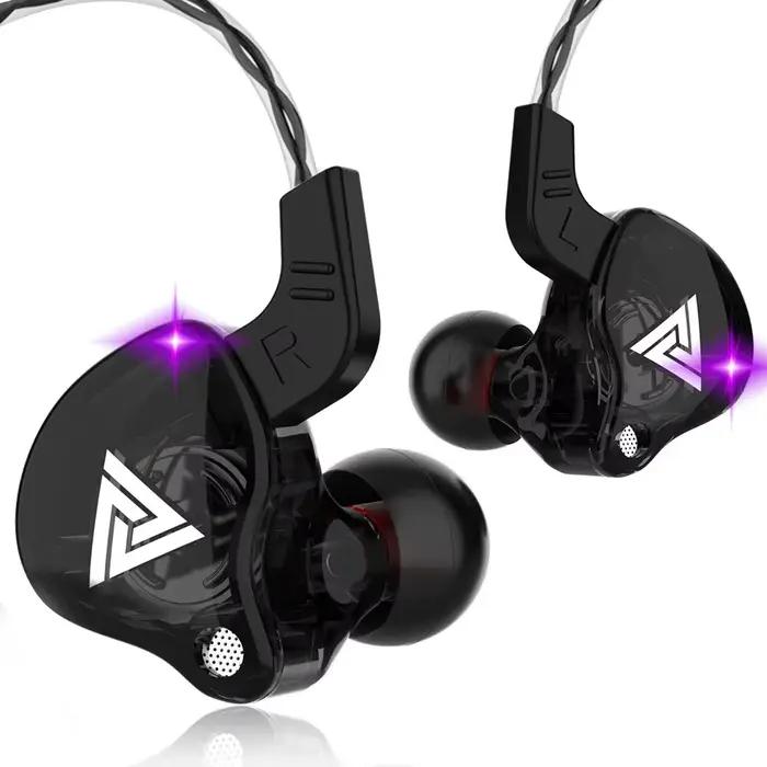 Écouteurs de jeu AK6 avec micro, prise jack universelle 3,5 mm, écouteurs sport HiFi intra-auriculai