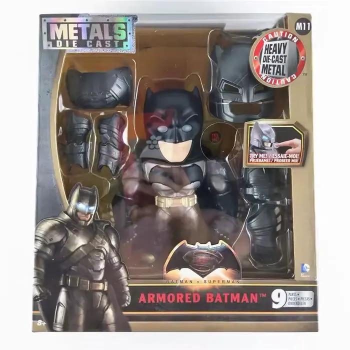 Figurine articulée Batman Armure Chevalier Noir avec têtes interchangeables, Ornement de bureau, Jou