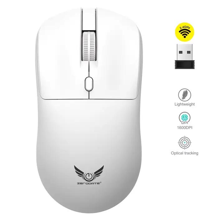 Souris sans fil 2.4G, conception légère, DPI réglable, Plug And Play, bouton à faible bruit, Style S
