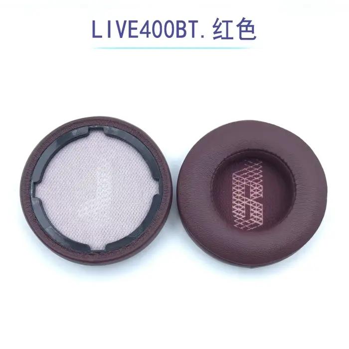 Oreillettes en cuir pour JBL Live 400BT / 460NC, casque sans fil, protège-oreilles en mousse à mémoi