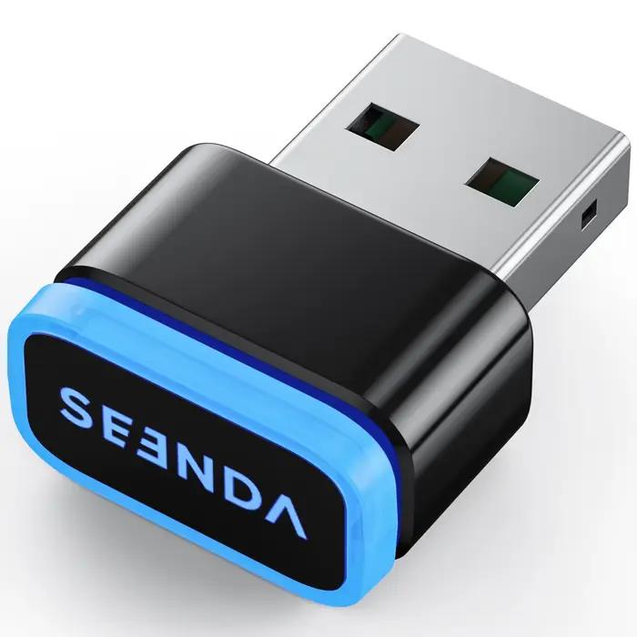 Seenda-Souris avec port USB et type C, 2 en 1, pour PC/ordinateur portable/ordinateur, sans pilote