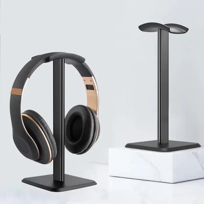 Support universel noir en alliage d'aluminium pour casque