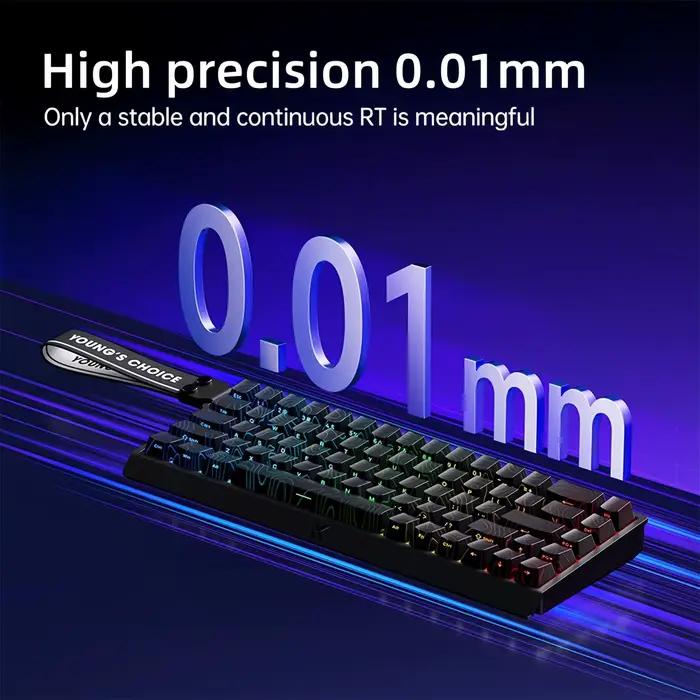 MCHOSE ACE 68 commutateur magnétique clavier de jeu effet Hall déclencheur rapide Programmable rvb 8K Hz