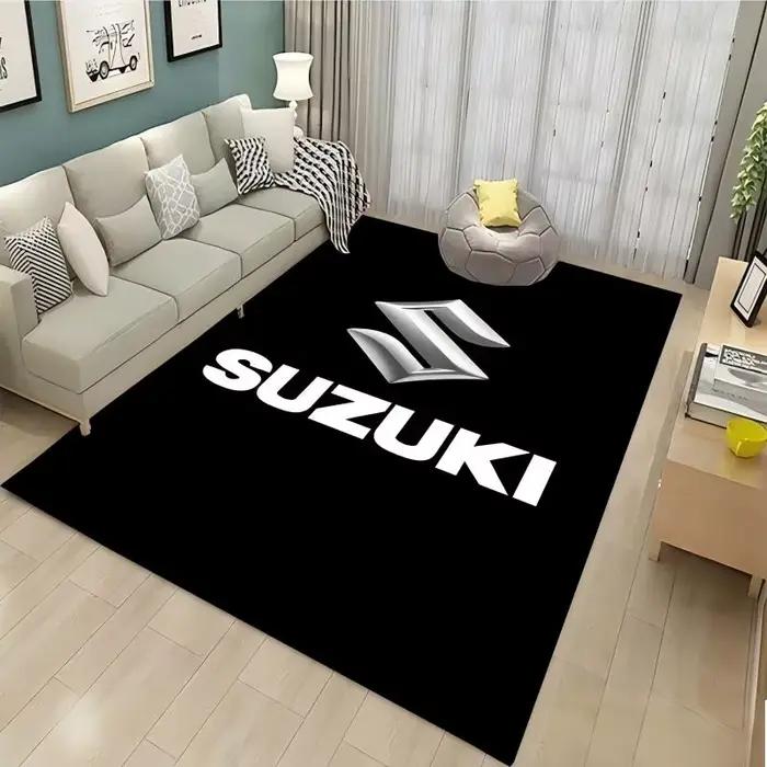 Tapis de sol antidérapant pour moto Suzuki, tapis de garage, tapis de course, tapis d'entrée pour véhicule électrique, tapis de chambre