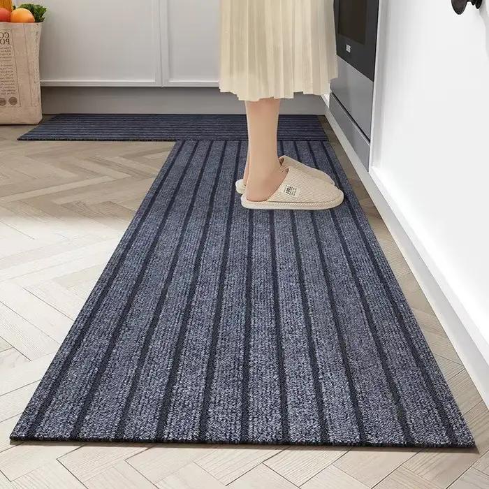 Tapis de cuisine Long lavable, paillasson avant de cuisine, porte d'entrée extérieure, tapis de revêtement de sol antidérapant, terrasse extérieure