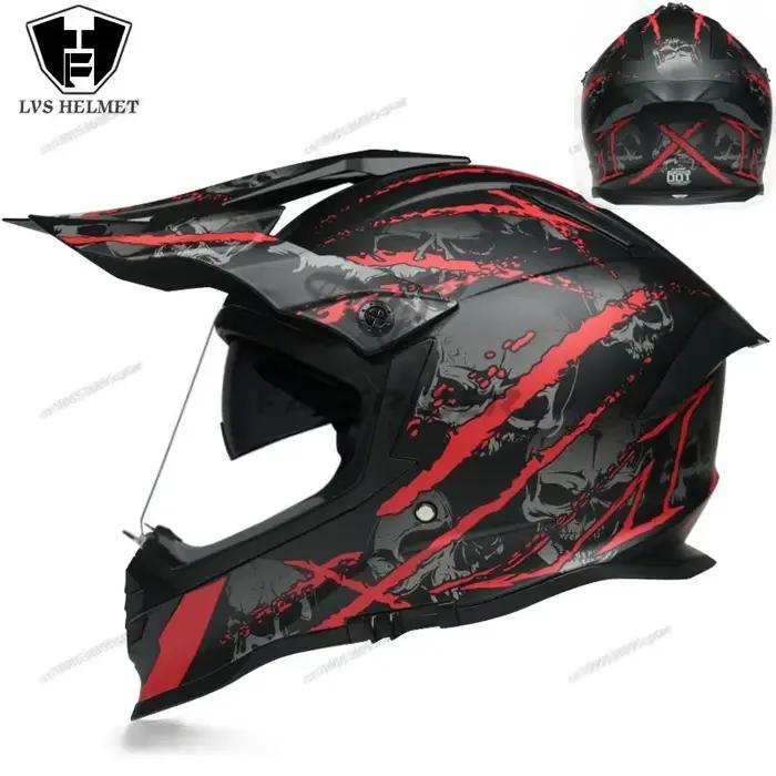 Nouveau casque de moto tout-terrain hommes et femmes casque de motocross intégral kask casque de descente moto cross enfant capacete