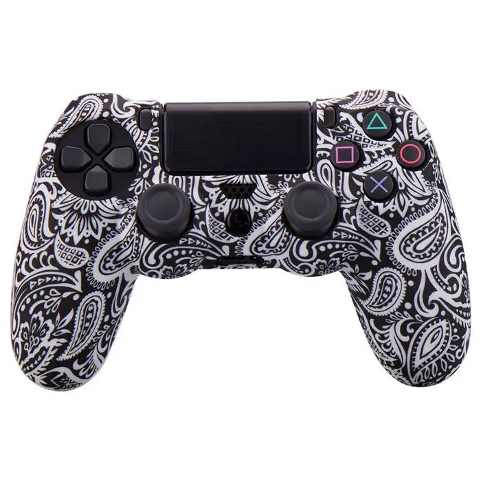 Coque de protection en silicone pour manette PS4 Slim/PS4 Pro avec capuchons de pouce offerts – Articles en liquidation