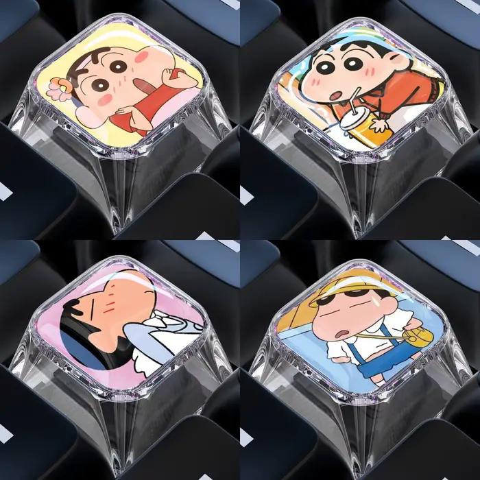 Clavier mécanique DIY personnalisé Shin-Chan avec touches mignonnes