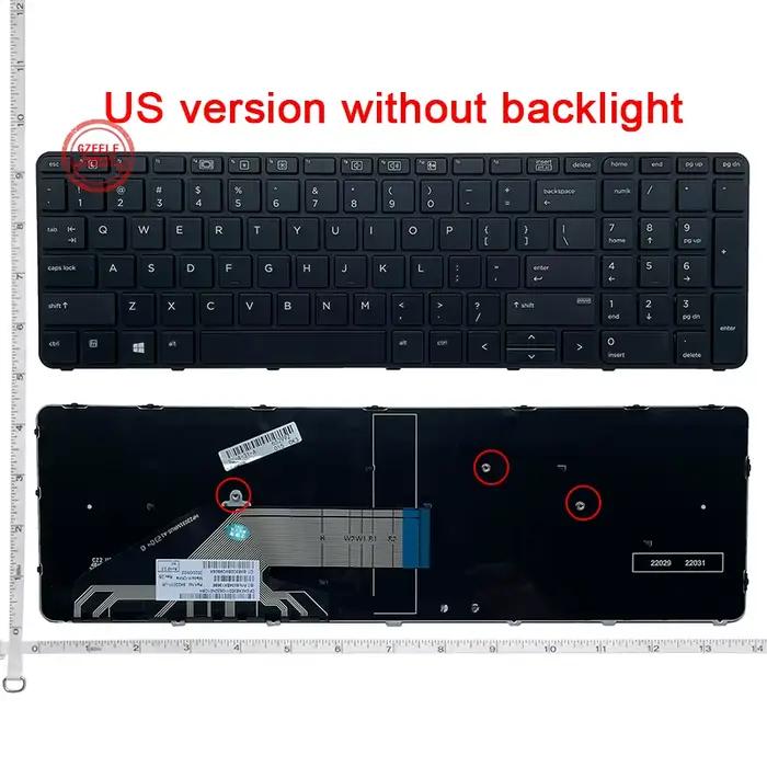 Clavier d'ordinateur portable américain pour HP ProBook 450 G3/450 G4/455 G3/455 G4/470 G3/470 G4 HSTNN-Q95C/Q03C 650
