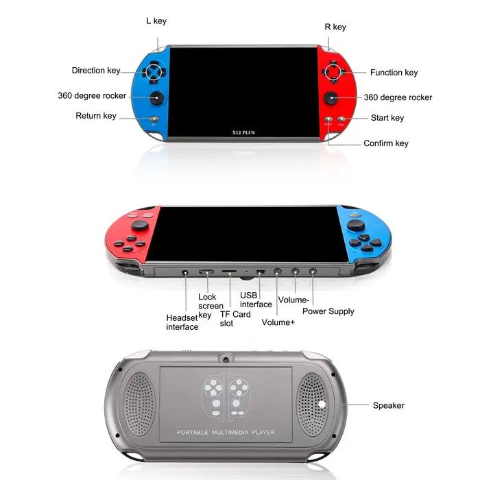 Console de jeu portable X12 Plus