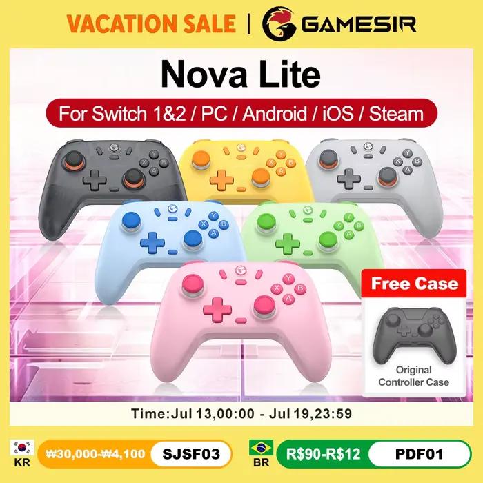 Manette de jeu GameSir Nova Lite pour Nintendo Switch 2/1