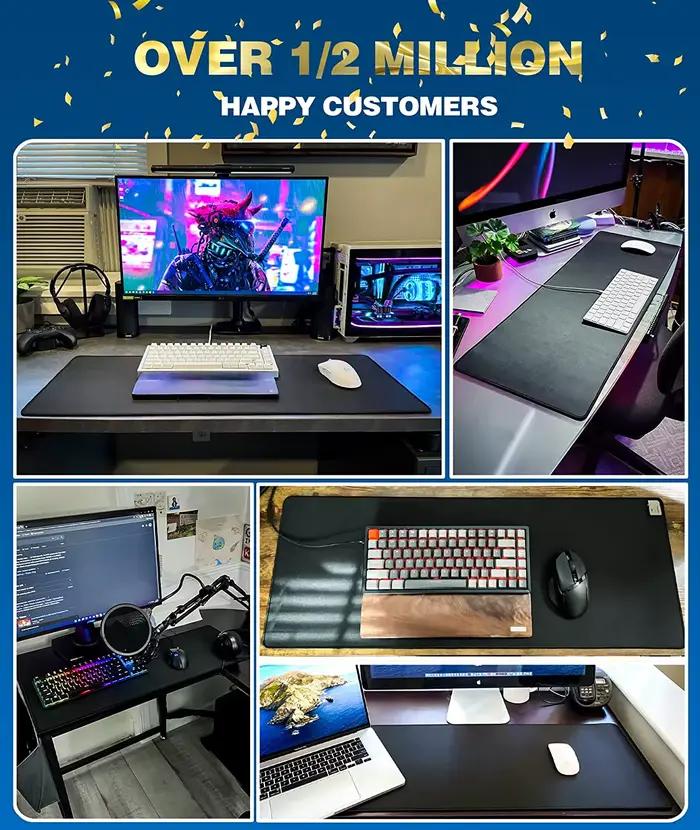 Tapis de souris noir média Gamer Lager
