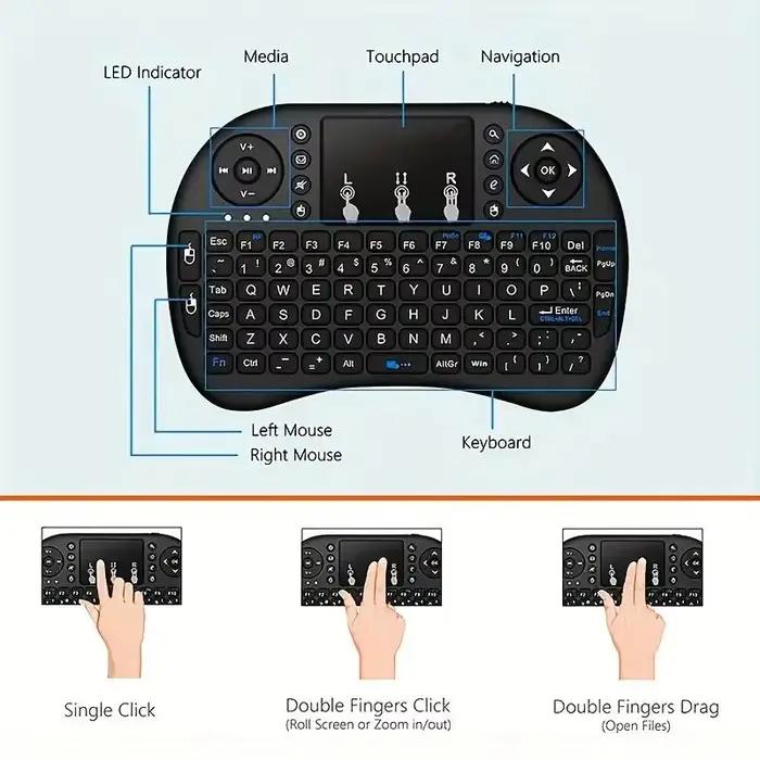 Mini clavier sans fil I8 2.4G