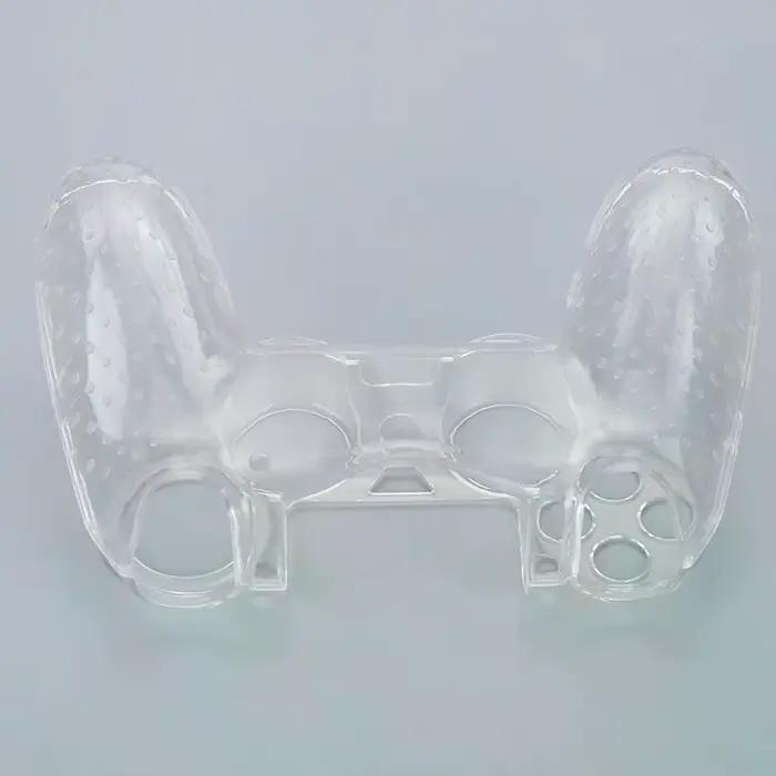 Étui transparent en PC rigide pour manette PS4 protection tendance occasionnelle gaming collectionnage
