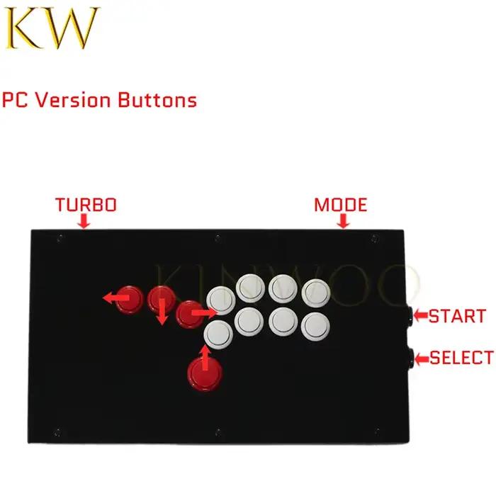 F1-PS5 F1 UP5 Hitbox Game Contrmatérielle FPackage box gastronomie Stick King Of Fighters Sanwa lèvent OBSF-24/30 Pour PC/NS/PS4/PS5/XBOX