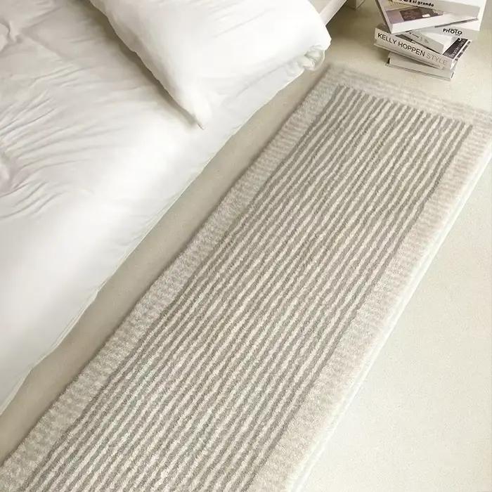 VIKAMA Tapis de chevet en forme de chien teckel pour couloirs, chambres d'enfants et chambres à coucher, décoration d'intérieur confortable, doux pour la peau et facile à nettoyer
