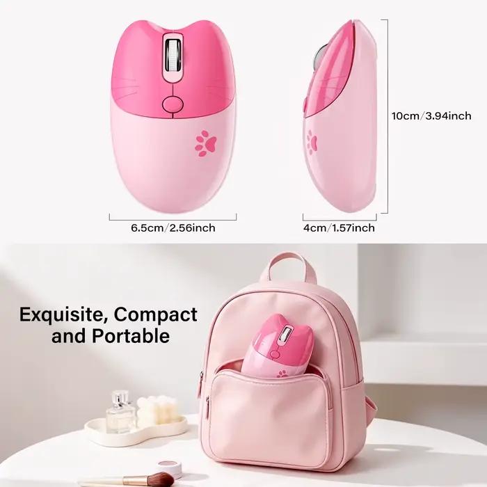 Souris sans fil double mode MOFii M3DM Pink Cat