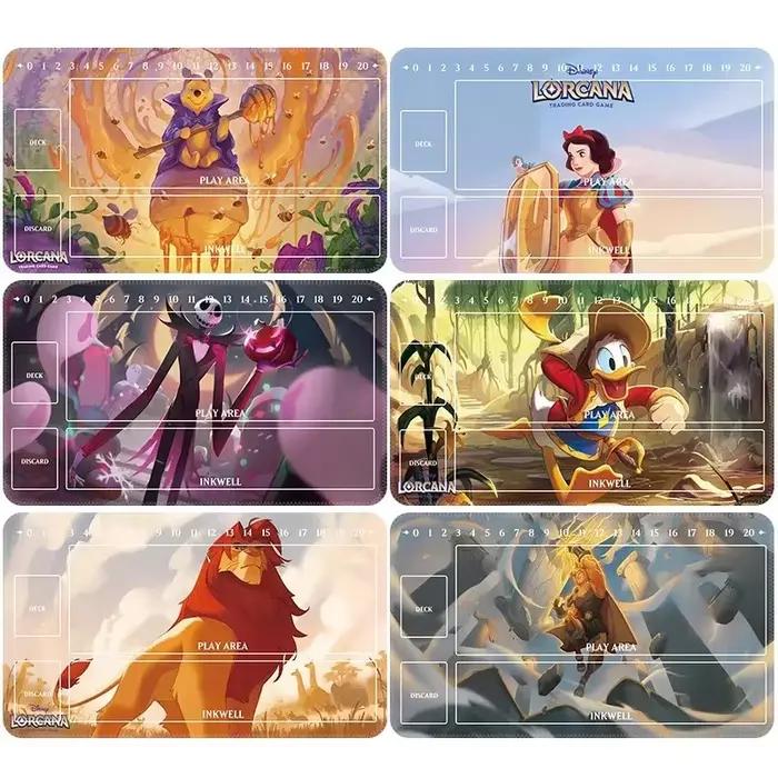 60*35*0.2Cm dessin animé Lorcana carte bataille unique Tcg jeu tapis jeu Table