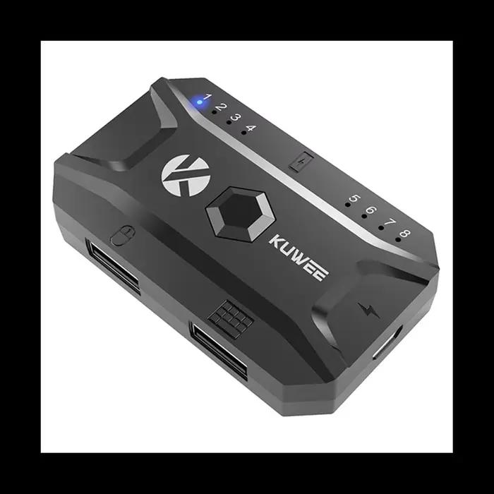 Hub Bluetooth USB 5.0 convertisseur clavier et souris filaires vers adaptateur Hub sans fil prenant en charge 8