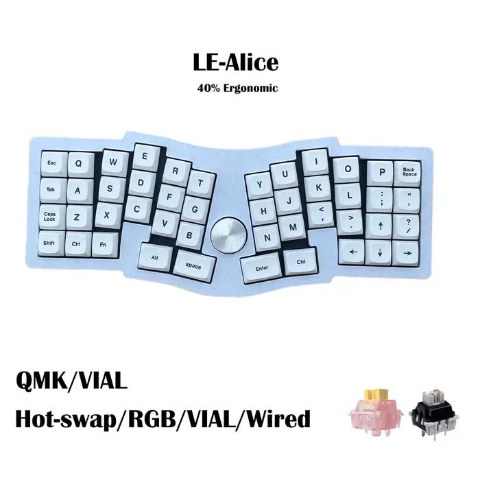 Clavier mécanique ergonomique LE-Alice 40%