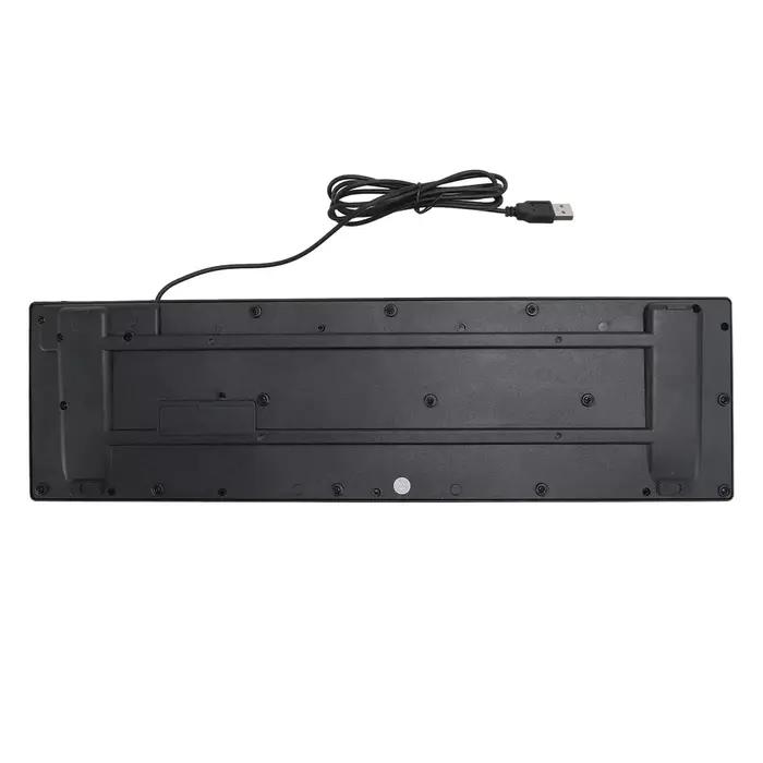 104 touches USB clavier filaire anglais/russe/espagnol/français langue conception ergonomique
