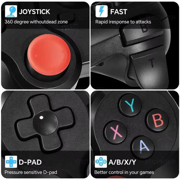 Manette de jeu sans fil Bluetooth pour PS4/PS3