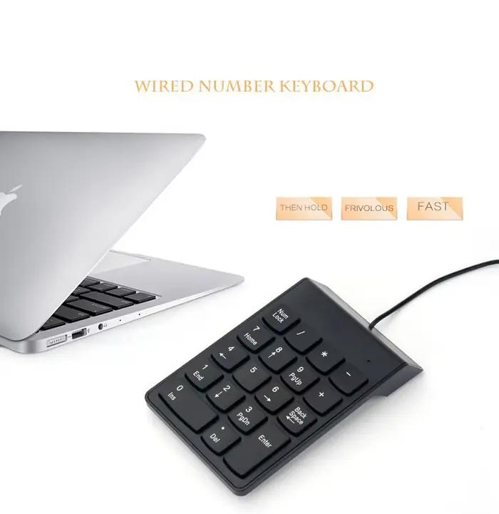 Pavé numérique USB filaire mince Mini