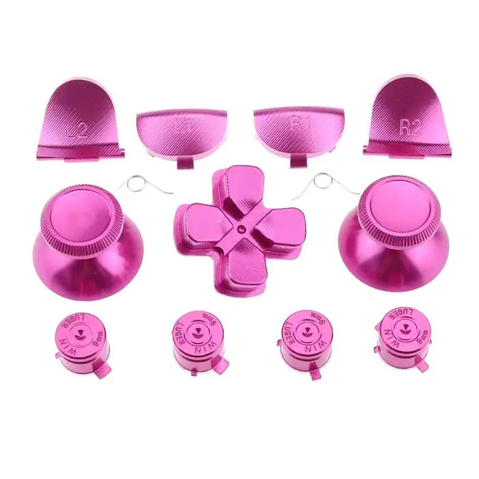 1 ensemble En Aluminium Métal Contrôleur Analogique Poignée et Boutons de Balle d-pad L1 R1 L2 R2 Déclencheur pour PS4