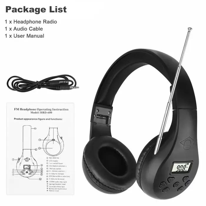 Casque monté sur la tête