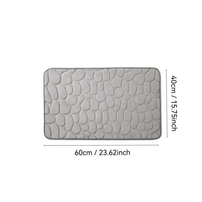Tapis de bain à Absorption d'eau Durable, paillasson antidérapant pour la maison, lavable, pour salle de bain