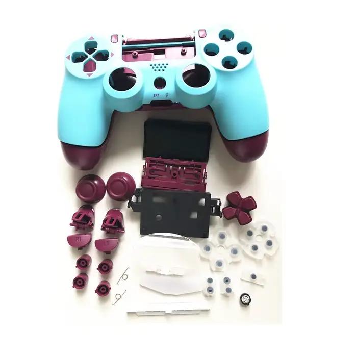 Contrôleur de jeu boîtier complet coque boutons ensemble de remplacement pour PS4 Pro JDS 055 JDM-050 JDM-055 Mod Kit bricolage réparation couverture